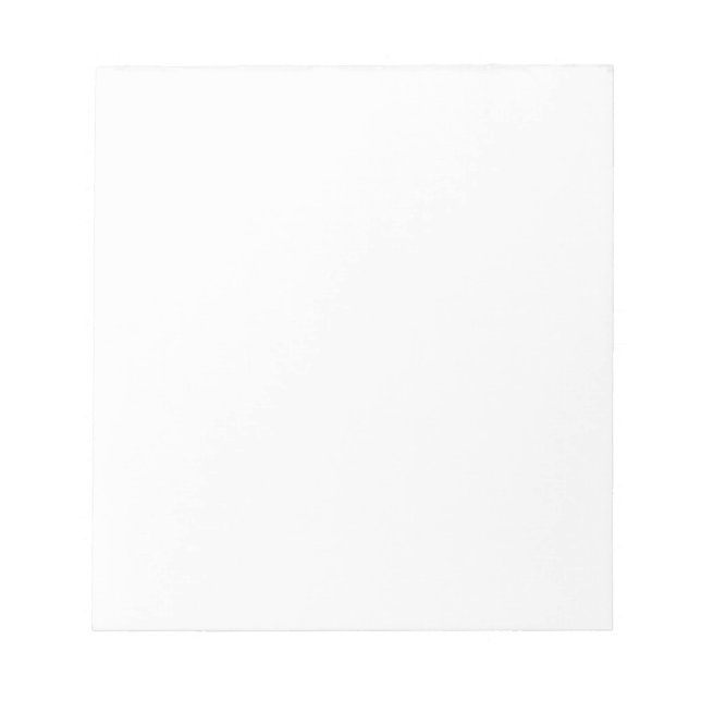 Notepad with White Background (Front)