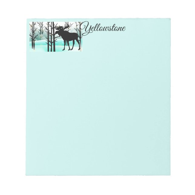 Notepad-Yellowstone Moose Notepad (Front)