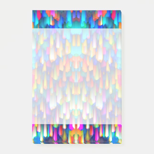 Notes Colourful digital art splashing (Front)