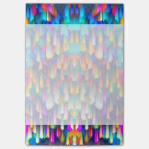 Notes Colourful digital art splashing