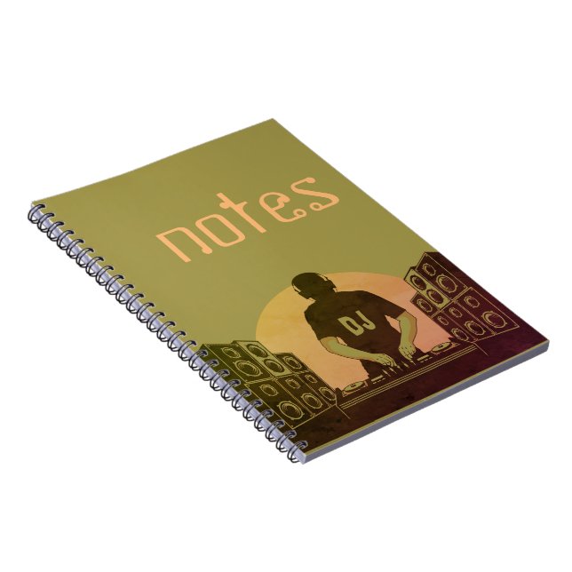 Notes DJ music notebook (Right Side)
