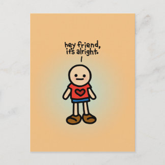 notes for my friends. postcard