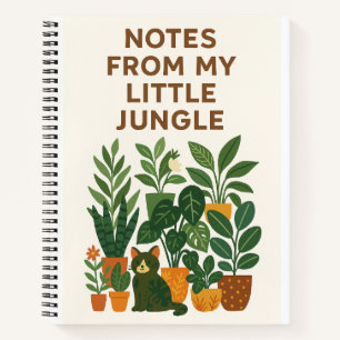 Notes from My Little Jungle – Indoor Plants Notebo Notebook