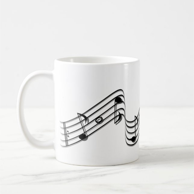 Notes of Gratitude Coffee Mug (Left)