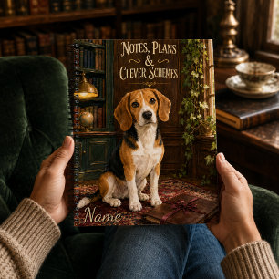 Notes Plans and Clever Schemes Beagle Notebook