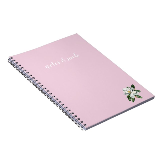 "Notes & Such" Magnolia Notebook (Right Side)