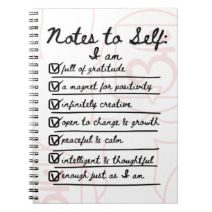 Notes to Self: Root Chakra Affirmations Journal