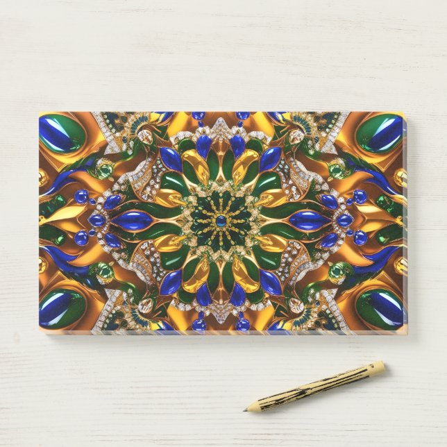 Notes with Brazil Colours (On Desk)