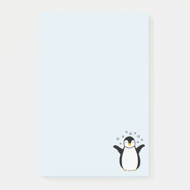 Notes with cute Penguin Baby (Front)