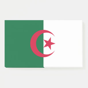 Notes with flag of Algeria