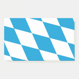 Notes with flag of Bavaria, Germany
