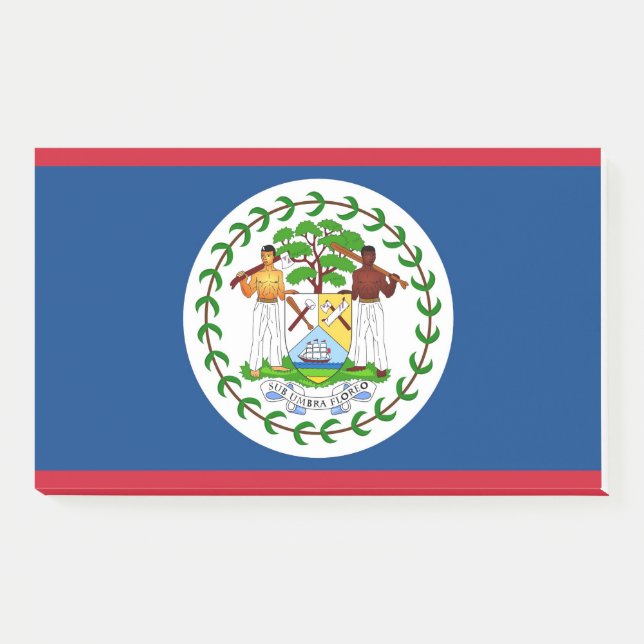 Notes with flag of Belise (Front)