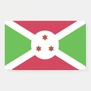 Notes with flag of Burundi