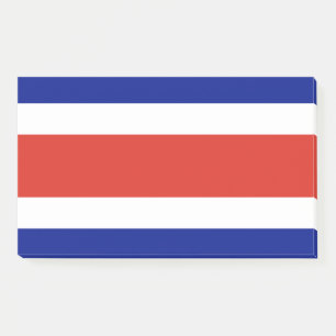Notes with flag of Costa Rica