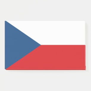 Notes with flag of Czechia