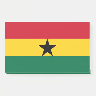 Notes with flag of Ghana