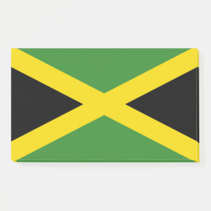 Notes with flag of Jamaica