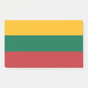 Notes with flag of Lithuania