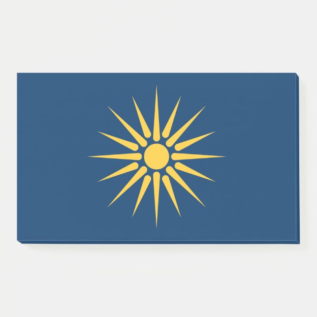 Notes with flag of Macedonia, Greece (Front)