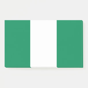Notes with flag of Nigeria