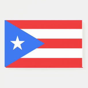 Notes with flag of Puerto Rico, USA