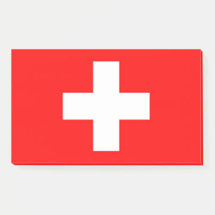 Notes with flag of Switzerland