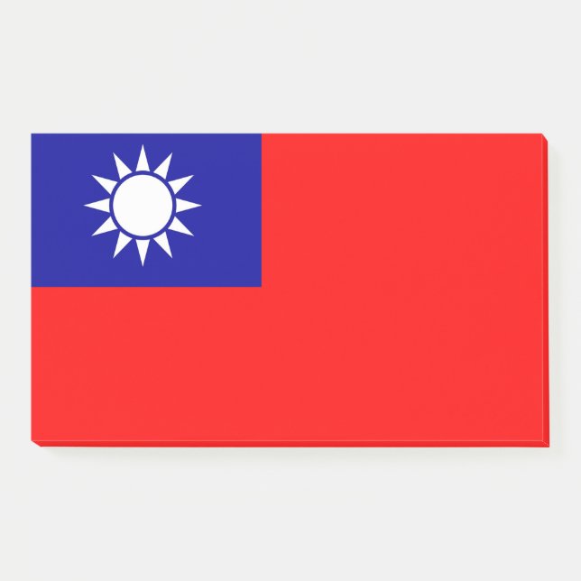 Notes with flag of Taiwan (Front)