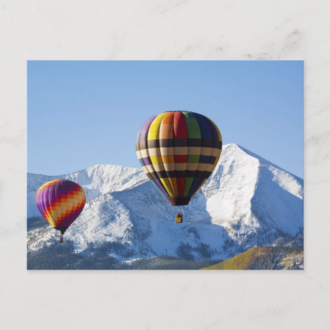 Noth America, USA, Colorado, Mt. Crested Butte, Postcard (Front)