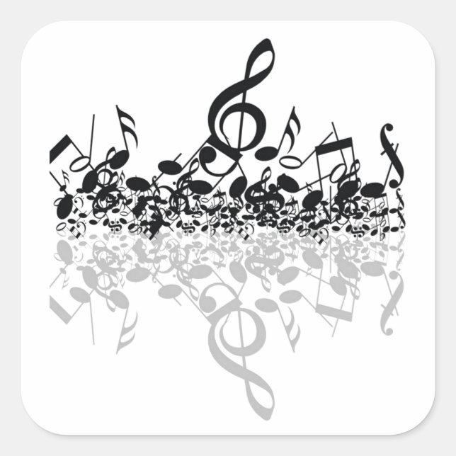 Nothin' But Treble Music Lovers Stickers (Front)