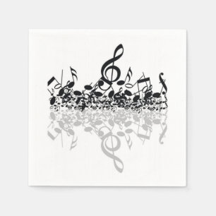 Nothin' But Treble Music Notes Paper Napkins