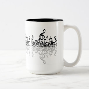 Nothin' But Treble Music Notes White Mug