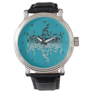 Nothin' But Treble Music Notes Wrist Watch 2