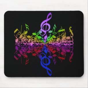Nothin' But Treble-Rainbow-Mouse Pad Mouse Mat
