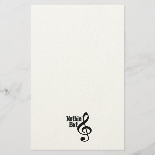 Nothin' But Treble Stationery (Front)