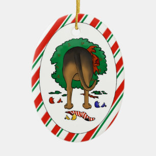 Nothin' Butt A Bloodhound Christmas Ornament