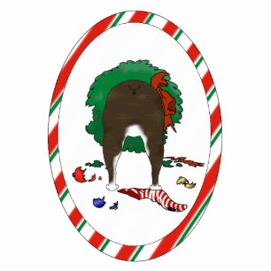 Nothin' Butt A Boston Terrier Christmas Ornament Photo Sculpture Decoration