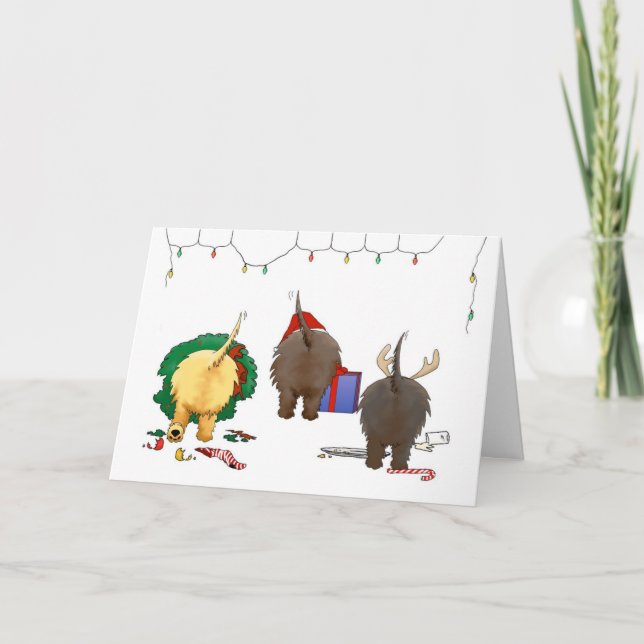 Nothin' Butt A Cairn Christmas Card (Front)