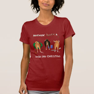 Nothin' Butt A Shiba Inu Christmas T-Shirt