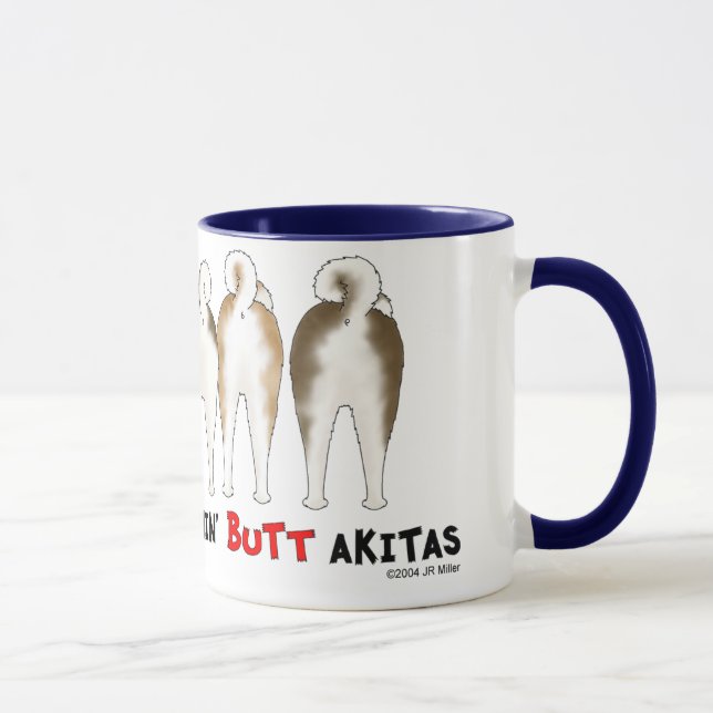 Nothin' Butt Akitas Mug (Right)