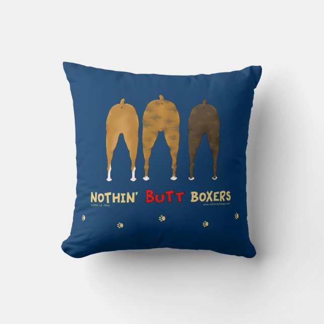 Nothin' Butt Boxers Cushion (Front)