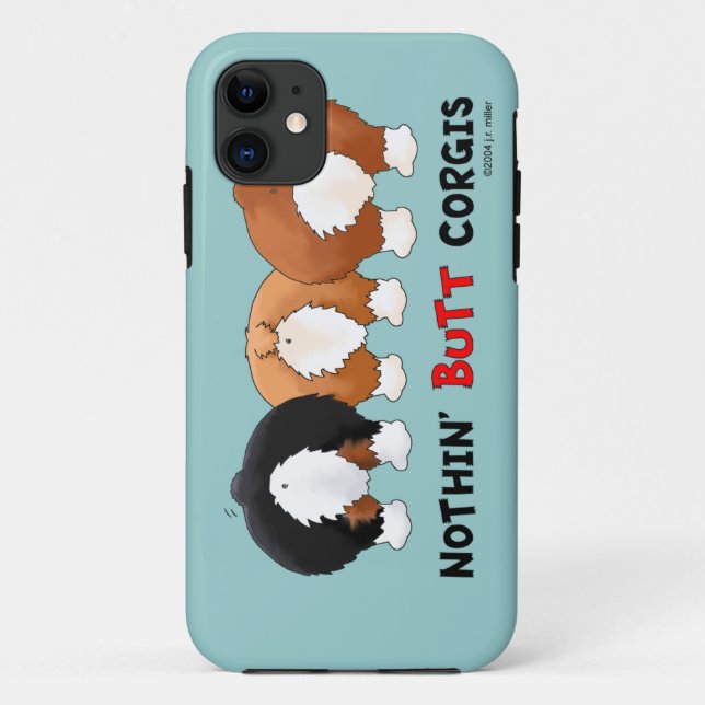 Nothin' Butt Corgis Case-Mate iPhone Case (Back)