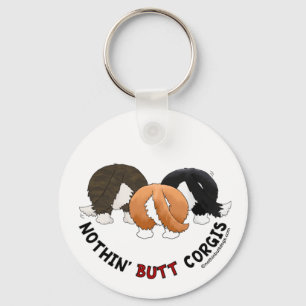 Nothin' Butt Corgis Key Ring