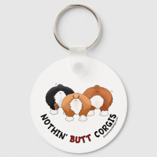 Nothin' Butt Corgis Key Ring