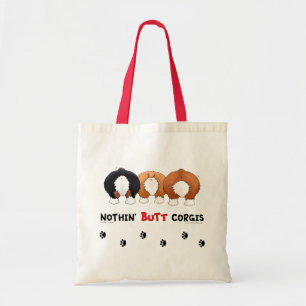 Nothin' Butt Corgis Tote Bag