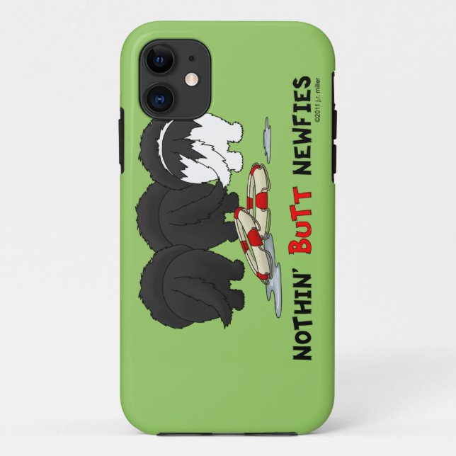 Nothin' Butt Newfies Case-Mate iPhone Case (Back)