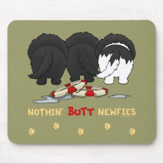 Nothin' Butt Newfies Mouse Mat