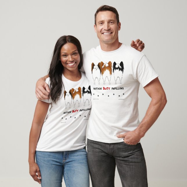 Nothin' Butt Papillons Light T-shirt (Unisex)