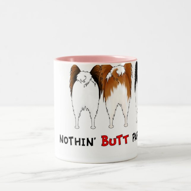 Nothin' Butt Papillons Mug (Center)
