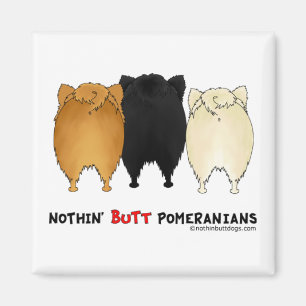 Nothin' Butt Pomeranians Magnet
