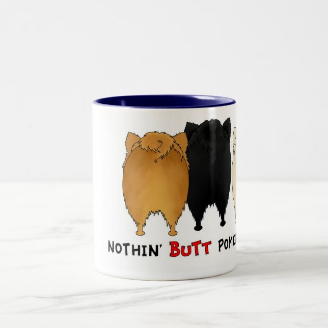Nothin' Butt Pomeranians Mug (Center)